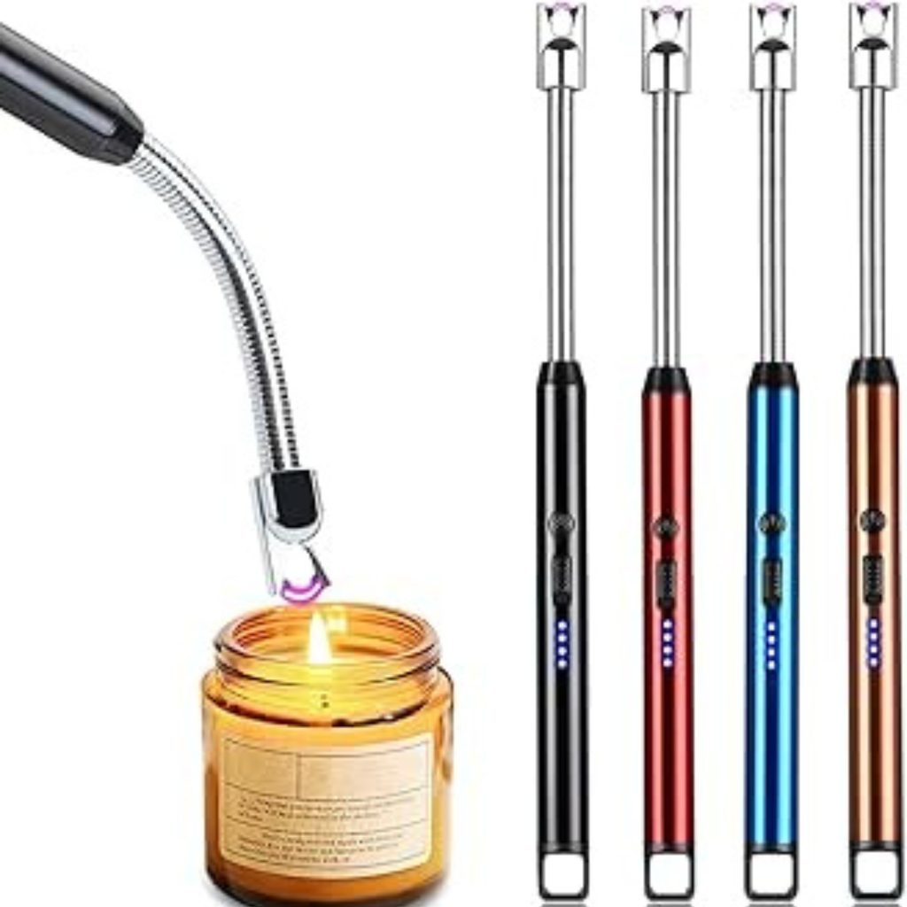 USB Rechargeable Electric Arc Lighter Windproof & Flexible Neck