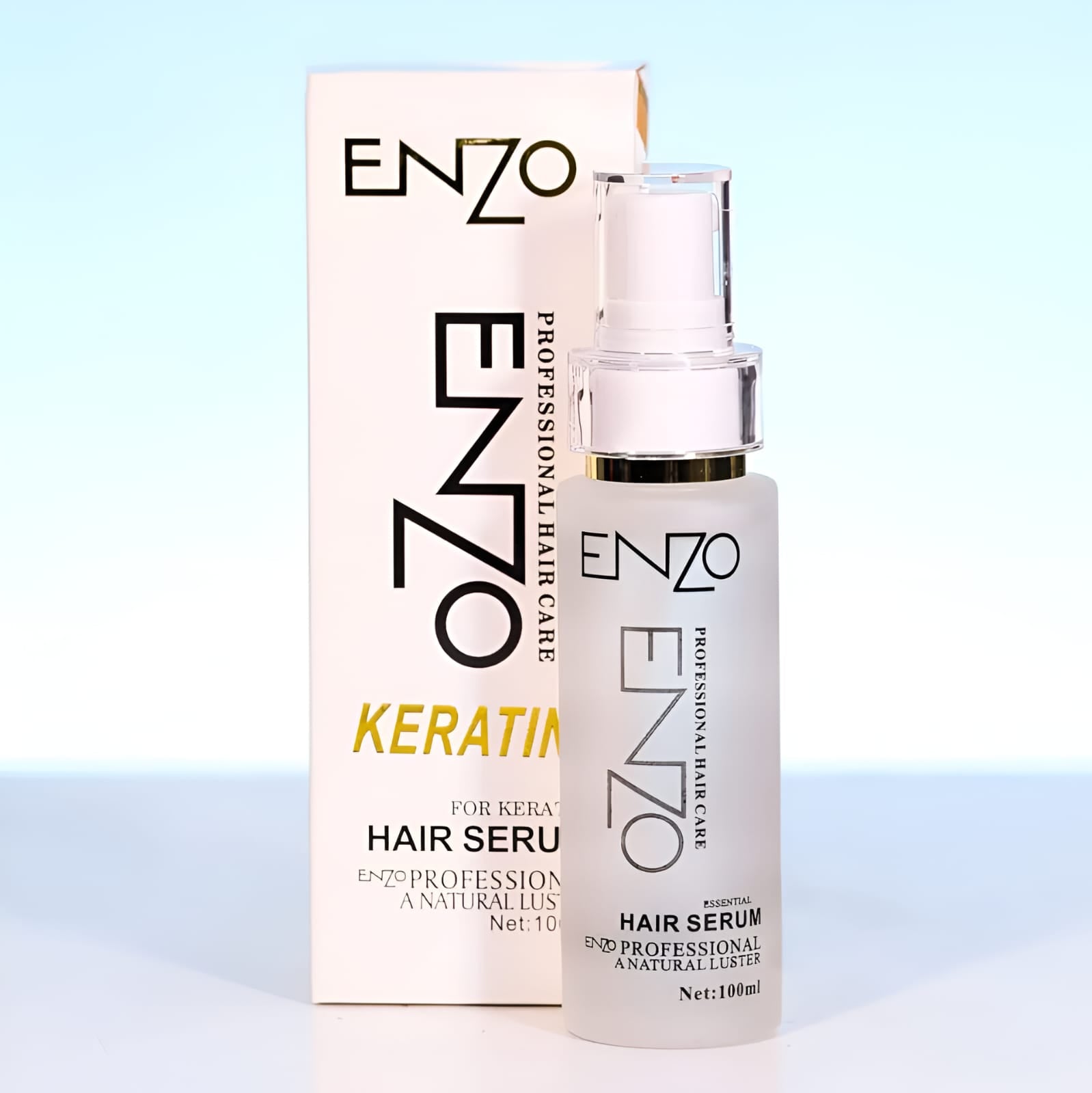 ENZO Keratin Hair Serum – Professional Hair Care for Smooth & Shiny Hair (100ml)