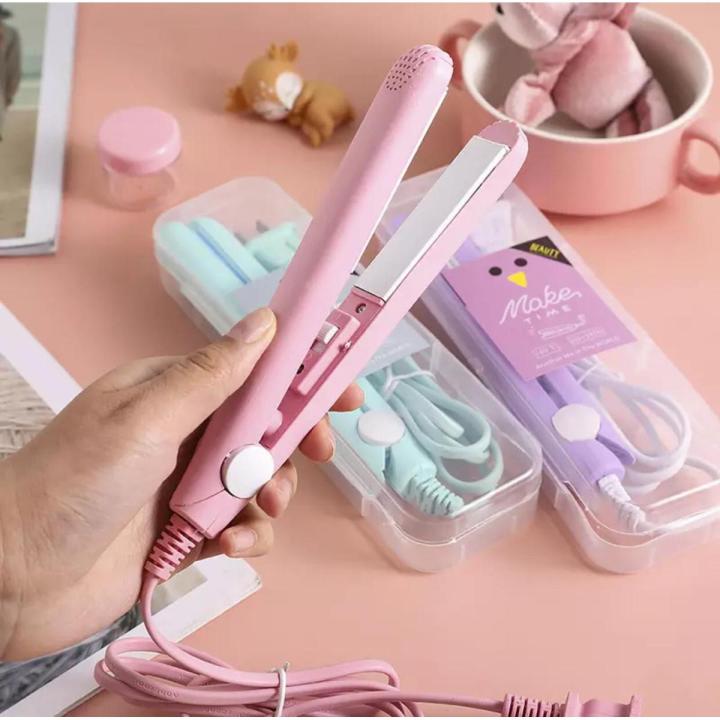 Mini Portable Hair Straightener – Sleek, Compact & Travel-Ready Styling Essential
