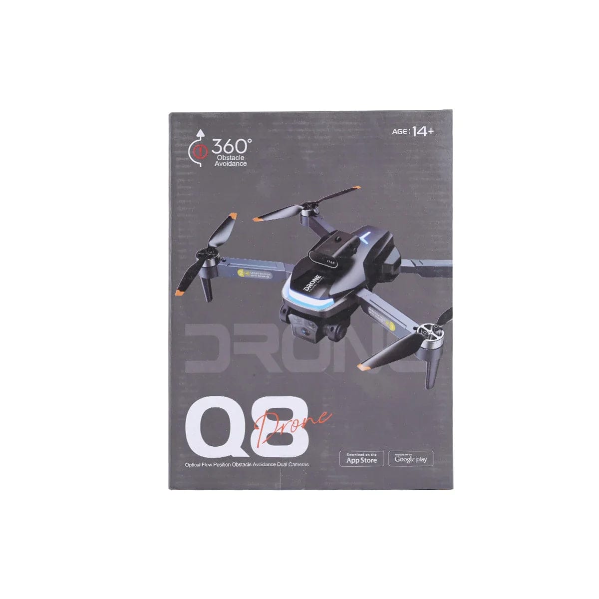 Q8 Pro Triple 360 Camera HD Drone