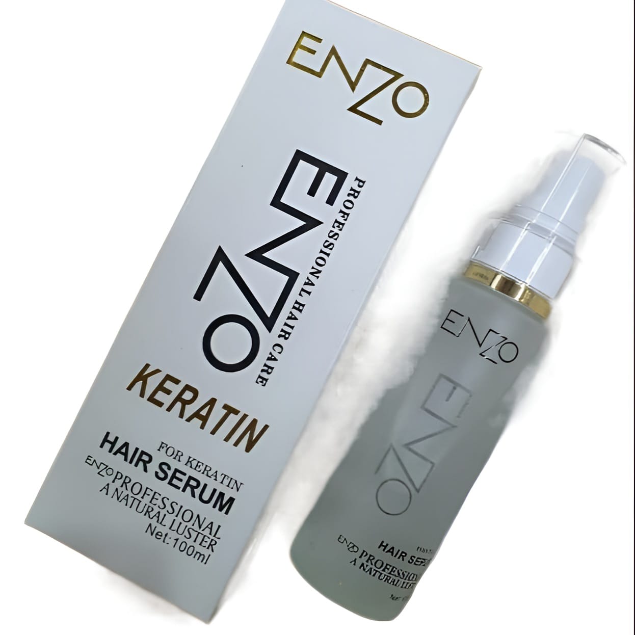 ENZO Keratin Hair Serum – Professional Hair Care for Smooth & Shiny Hair (100ml)
